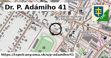 Dr. P. Adámiho 41, Topoľčany