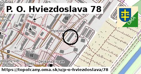 P. O. Hviezdoslava 78, Topoľčany