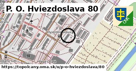 P. O. Hviezdoslava 80, Topoľčany