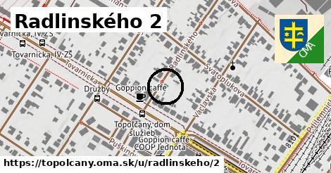 Radlinského 2, Topoľčany