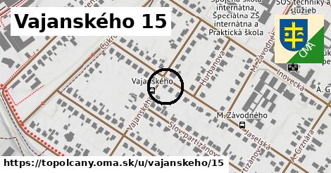 Vajanského 15, Topoľčany