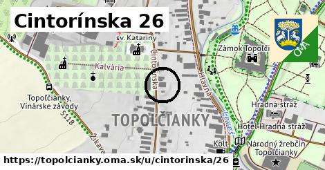 Cintorínska 26, Topoľčianky