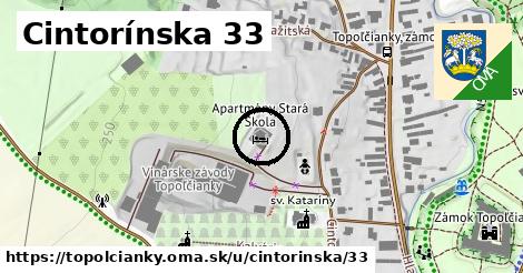 Cintorínska 33, Topoľčianky