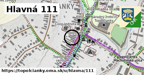 Hlavná 111, Topoľčianky