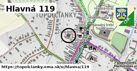 Hlavná 119, Topoľčianky