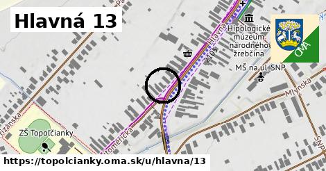 Hlavná 13, Topoľčianky