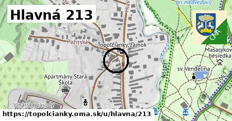 Hlavná 213, Topoľčianky