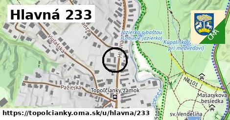 Hlavná 233, Topoľčianky