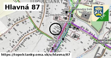 Hlavná 87, Topoľčianky