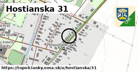 Hostianska 31, Topoľčianky