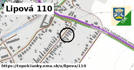 Lipová 110, Topoľčianky