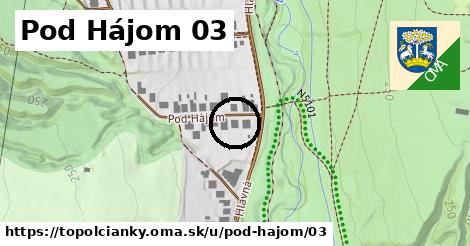 Pod Hájom 03, Topoľčianky