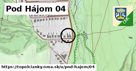 Pod Hájom 04, Topoľčianky