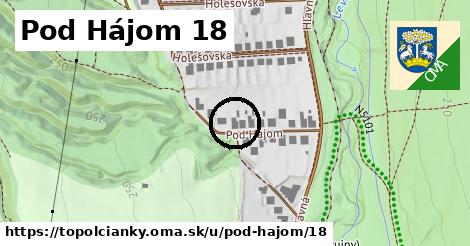 Pod Hájom 18, Topoľčianky