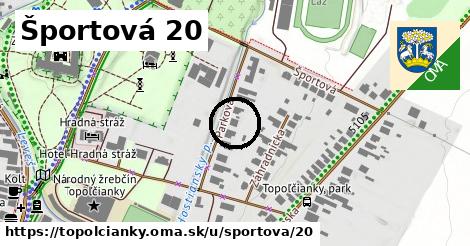 Športová 20, Topoľčianky