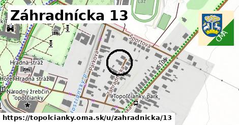 Záhradnícka 13, Topoľčianky