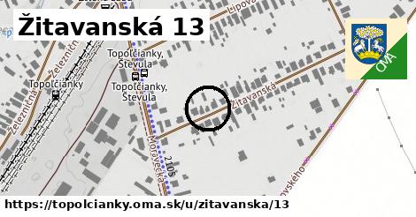 Žitavanská 13, Topoľčianky