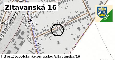 Žitavanská 16, Topoľčianky