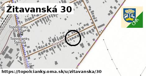 Žitavanská 30, Topoľčianky