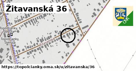 Žitavanská 36, Topoľčianky