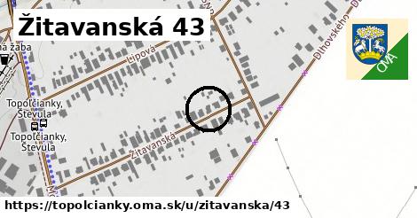 Žitavanská 43, Topoľčianky