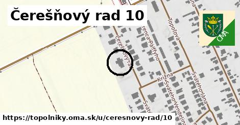 Čerešňový rad 10, Topoľníky