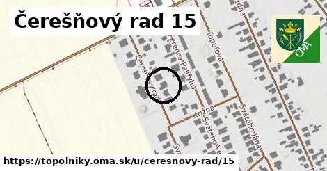 Čerešňový rad 15, Topoľníky