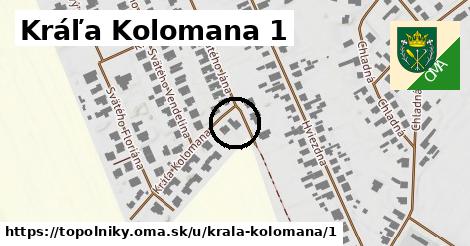 Kráľa Kolomana 1, Topoľníky