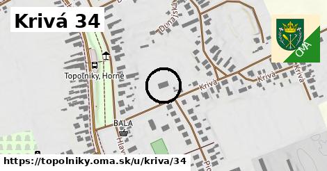 Krivá 34, Topoľníky