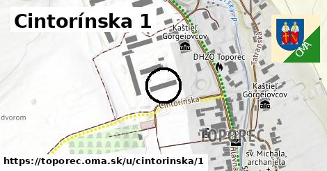 Cintorínska 1, Toporec