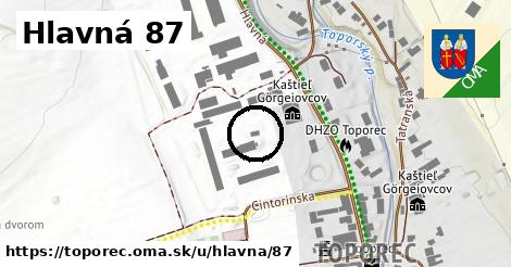 Hlavná 87, Toporec