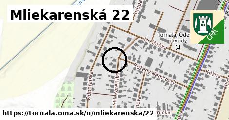 Mliekarenská 22, Tornaľa