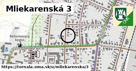 Mliekarenská 3, Tornaľa