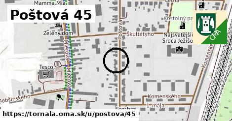 Poštová 45, Tornaľa