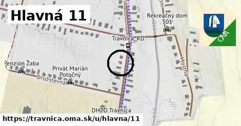 Hlavná 11, Trávnica