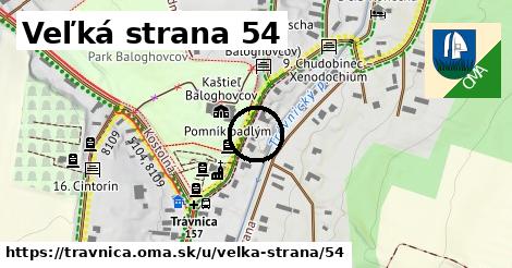 Veľká strana 54, Trávnica