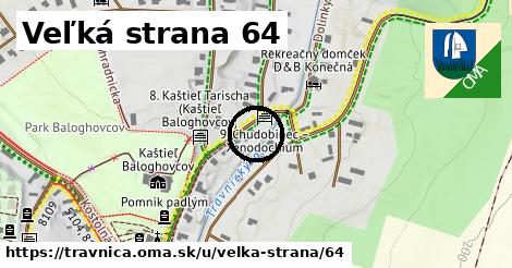 Veľká strana 64, Trávnica