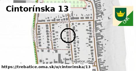 Cintorínska 13, Trebatice