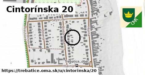 Cintorínska 20, Trebatice