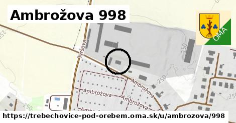 Ambrožova 998, Třebechovice pod Orebem