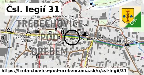 Čsl. legií 31, Třebechovice pod Orebem