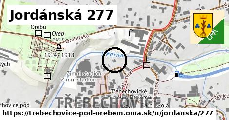 Jordánská 277, Třebechovice pod Orebem