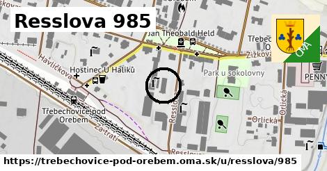 Resslova 985, Třebechovice pod Orebem