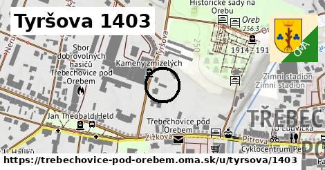 Tyršova 1403, Třebechovice pod Orebem