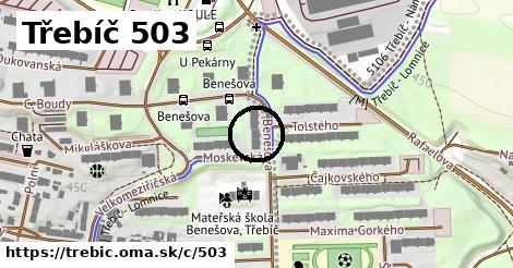 Třebíč <span class="supisne">503</span>