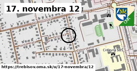 17. novembra 12, Trebišov