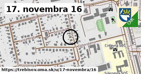 17. novembra 16, Trebišov