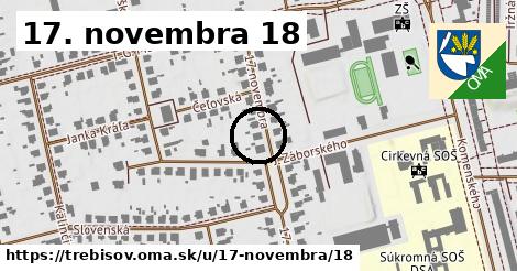 17. novembra 18, Trebišov