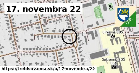 17. novembra 22, Trebišov