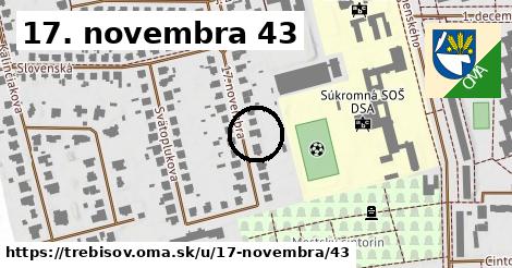 17. novembra 43, Trebišov